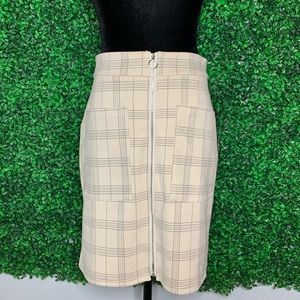 Alice Blue Plaid Skirt